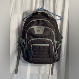 Ogio Urban backpack Dark Gray & bluish logos. Excellent for high school/ college